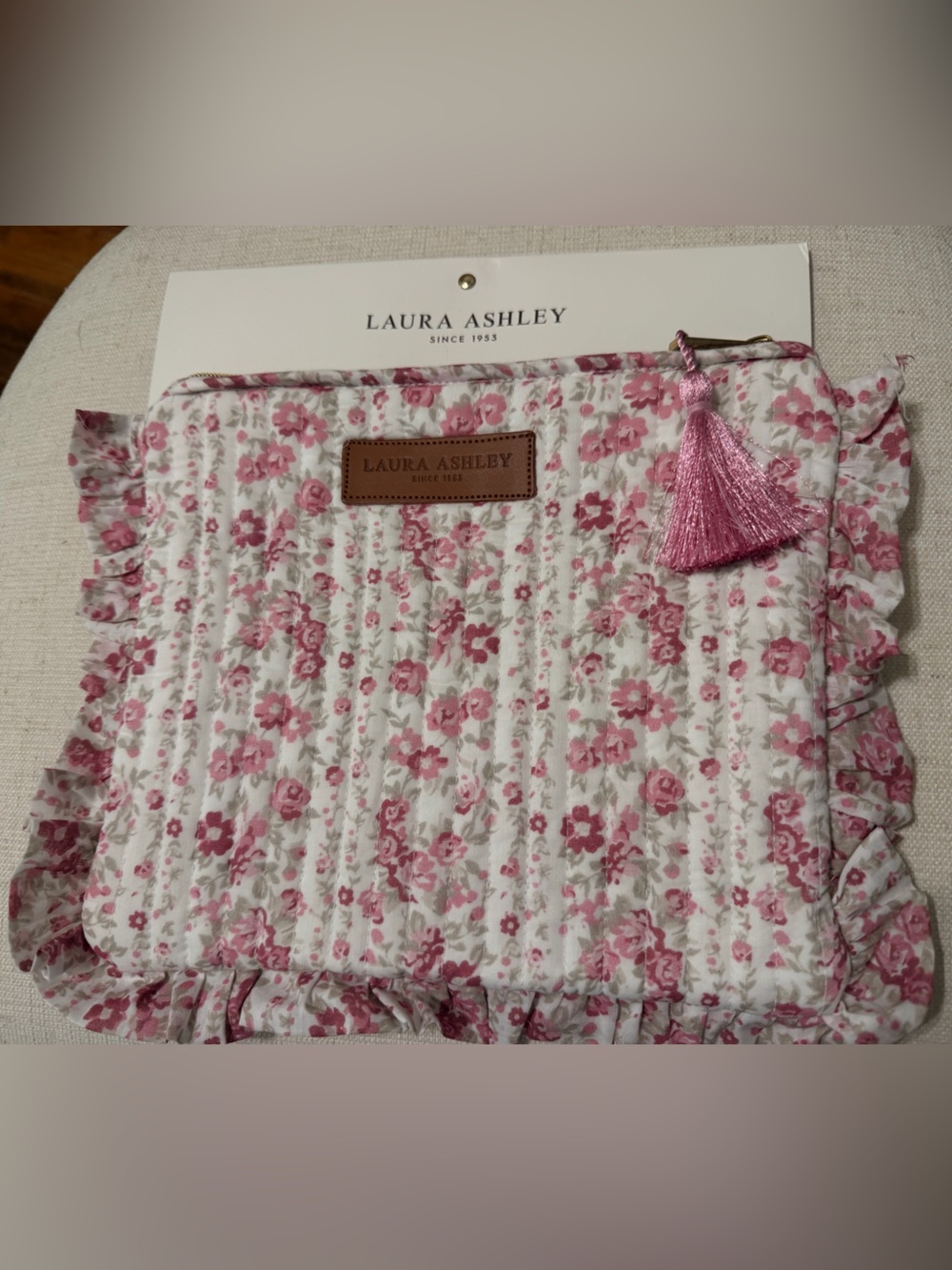 Laura Ashley Floral Makeup Pouch